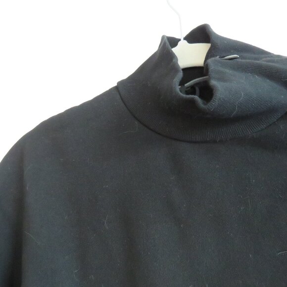 MANIERE DE VOIR Essential High Neck Sweater Jumper in Black Goth Vamp - Size XS - Picture 5 of 11